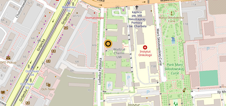 Mapa dojazdu do Food Campus — otwórz w OpenStreetMap